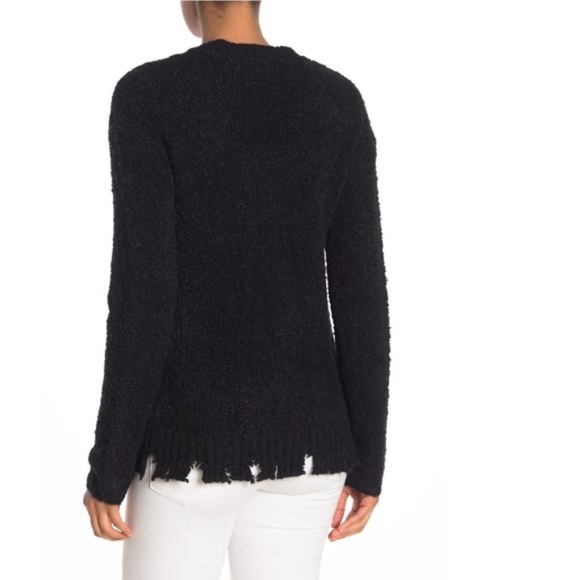 ATM Anthony Thomas Melillo Fuzzy Destroyed V-Neck - Picture 2 of 7